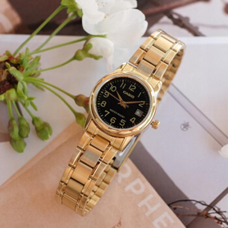 Casio Женские стандартные часы 31 мм Черные LTP-V002G-1B LTP-V002G-1B