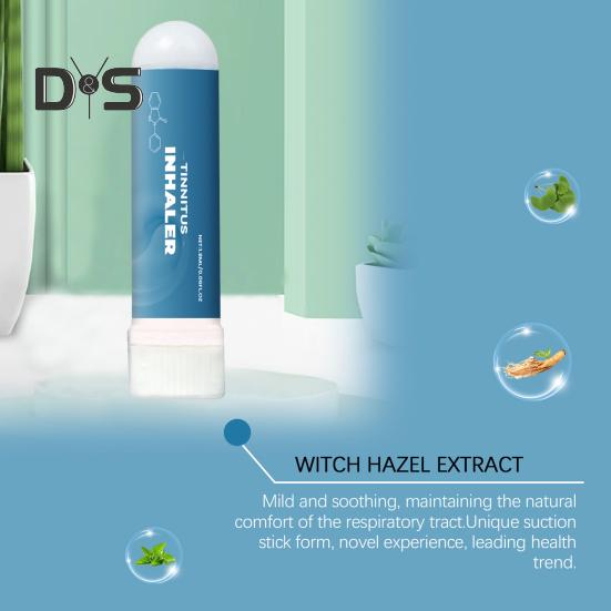 1/2 шт. 1,8 мл назальная аспирационная палочка для снятия звона в ушах, дискомфорта, не раздражает, быстро впитывается, портативный мужской и женский ингалятор для лечения звона в ушах