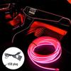 Car Interior LED USB Ambient Light Strip - No Wiring Needed