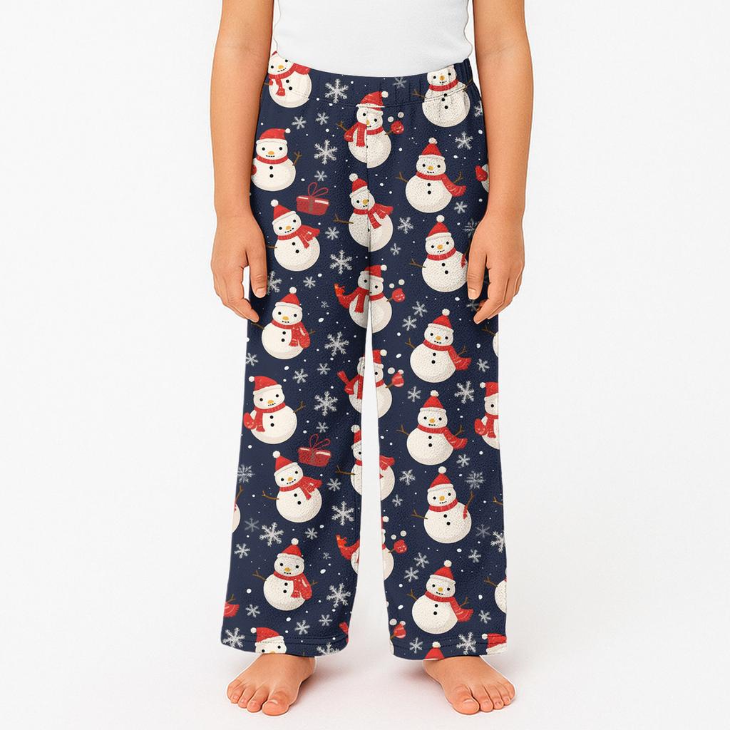 Детские зимние брюки Длинные брюки с принтом