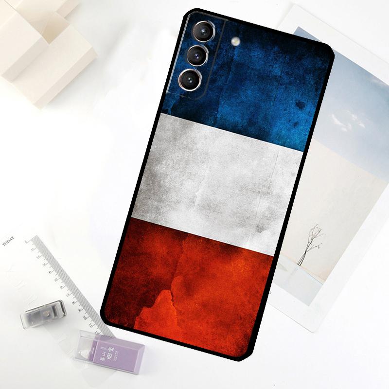 Чехол для телефона с флагом Франции для Samsung Galaxy S25 S24 S23 S22 S21 S20 S26 Ultra S10 Plus S23 FE S25 FE