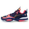 Li Ning All City 10 Non-Slip Wear-Resistant Rebound Low-Top Basketball Shoes Men Basketball Shoes Blue Red ABAS009-25