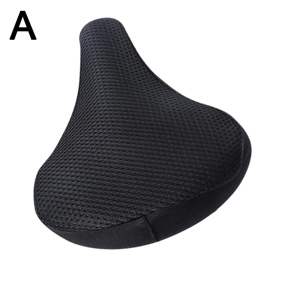 Bicycle Saddle 3D Soft Bike Seat Cover Cycling Silicone Cycling Seat Bike Bicycle Saddle Comfor T1V4