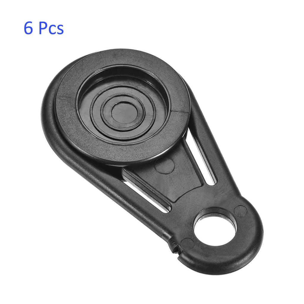 M METERXITY 6 Pack Tarp Grabber Tent Clip Outdoor Водонепроницаемый тент от солнца тент Передвижной зажим для брезента подходит для кемпинга и пеших походов - (12мм черный)