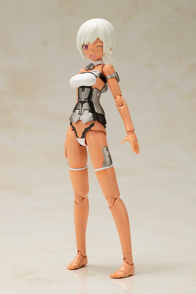 Kotobukiya Frame Arms Girl Leticia Silver 150mm Plastic Model Ver. (Approx. tall, Non-scale Kit)