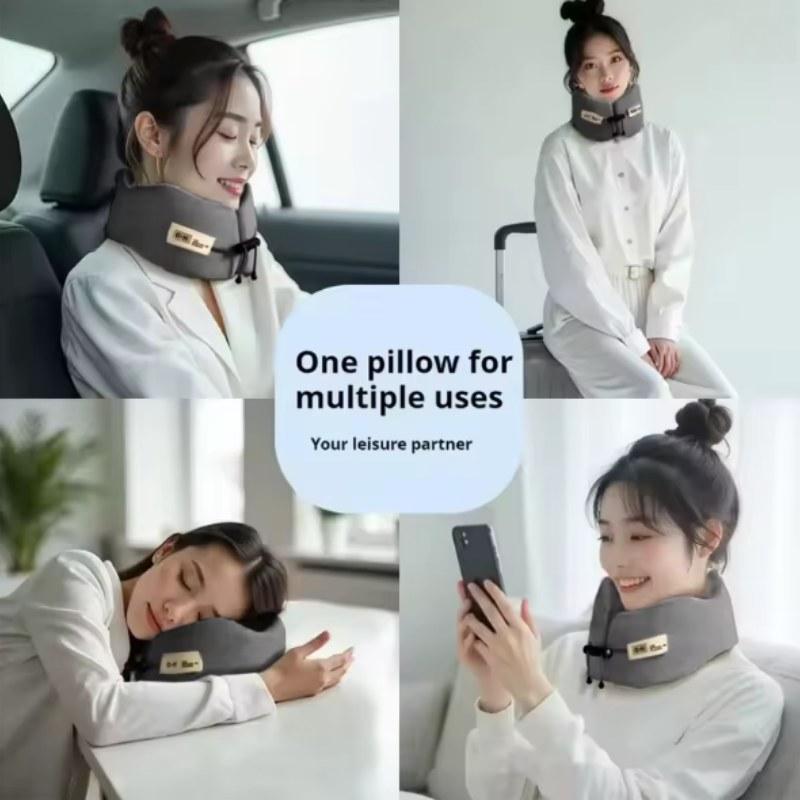Memory Foam U-Shaped Pillow Travel Neck Support Sleeping Pillow Shoulder Rest U-Cushion Airplane Trip Neck Pillow