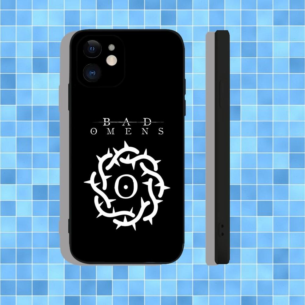 Bad Omens CONCRETE JUNGLE Чехол для телефона Для iPhone 16,15,14,13,12,11,Pro,Max,Plus,X,XS,XR,SE,8,7,Mini, Мягкий силиконовый черный чехол