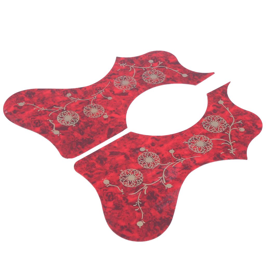 2Pcs Guitar Guard Plastic Pickguard Plate Pack Set Accessory Replacement for Acoustic