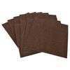 Watanabe Industries Japanese-Made Tile Carpet, Adhesive Pita Mat, Loop, 9-Piece Set, 30x30cm, Brown