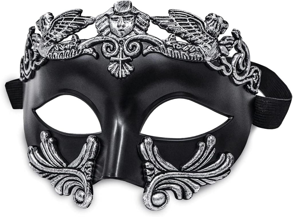 Masquerade Mask for Men - Roman Greek Mask - Venetian Half Face Mask for Mascarade Ball Mardi Gras Halloween Party