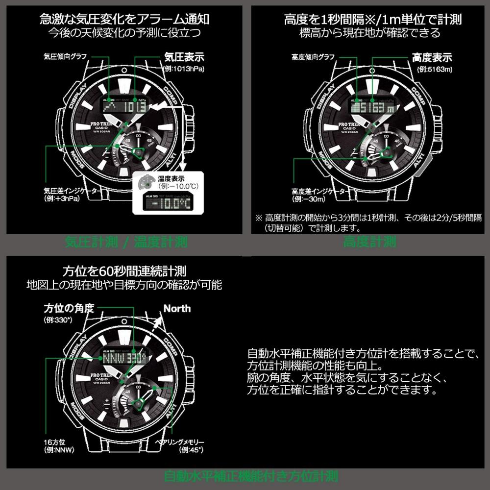 [Casio] Часы CASIO Protrek Radio Solar PRW-7000FC-1JF мужские