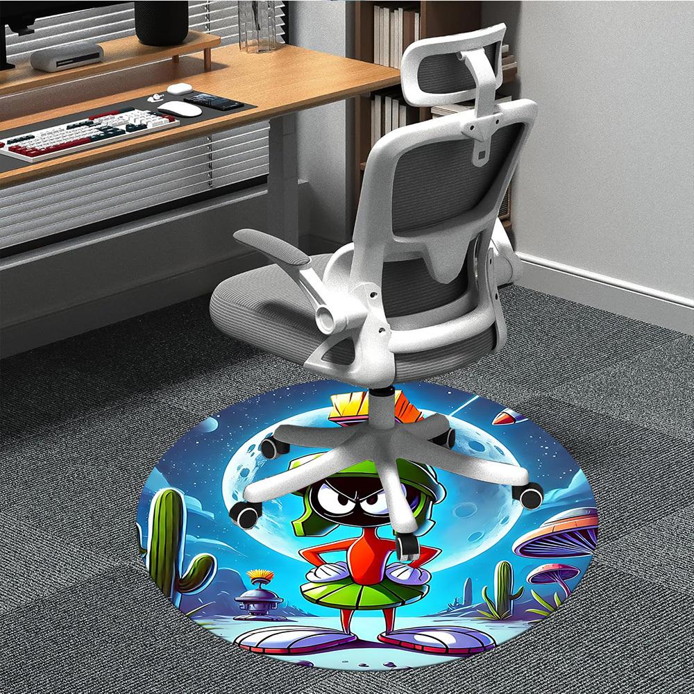 1pc Office Round Area Rug, Under Office Chairs Bedroom Living Room Home Decor a1022314