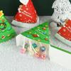 10pcs Thicked Christmas Gift Candy Boxes Cute Storage Box Xmas Eve Packaging Bag  Birthday