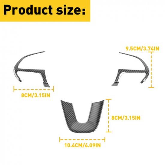Steering Wheel Trim Cover For Dodge Challenger Charger 2015+ Durango Accessories