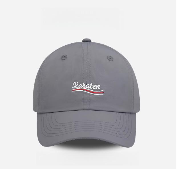 Letter Embroidery Spring And Summer Baseball Caps For Men And Women, Light And Thin Sunscreen Quick-Drying Peaked Caps, Showing The Face Of Students