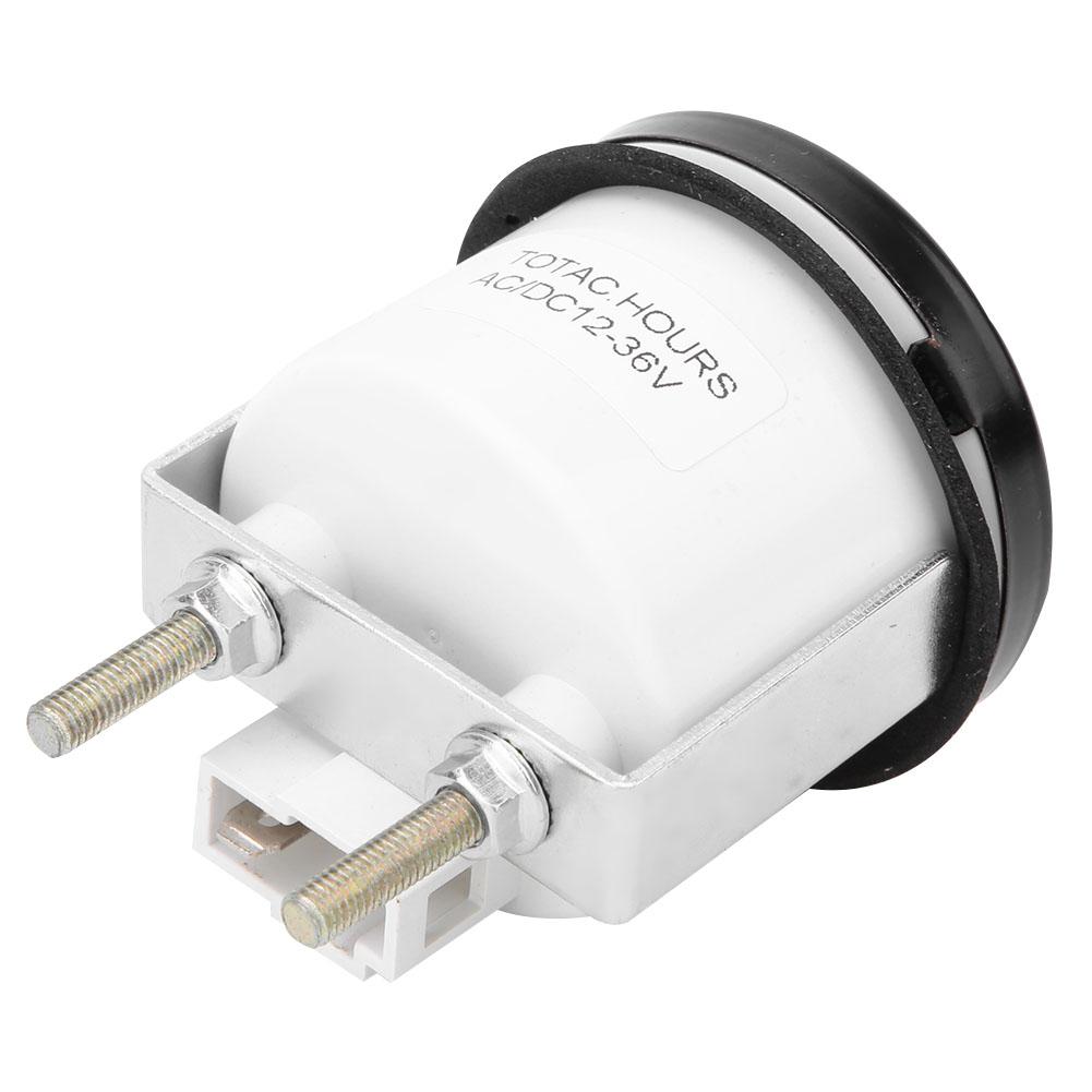 LCD Display Digital Hour Meter for Engineering Vehicle Generator 0 999999.99 Hours