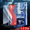KEYSION Tempered Glass Full Cover for Honor 200 Smart 400 Lite 5G HD Phone Screen Protective Glass Film for Honor X7c X5b Plus