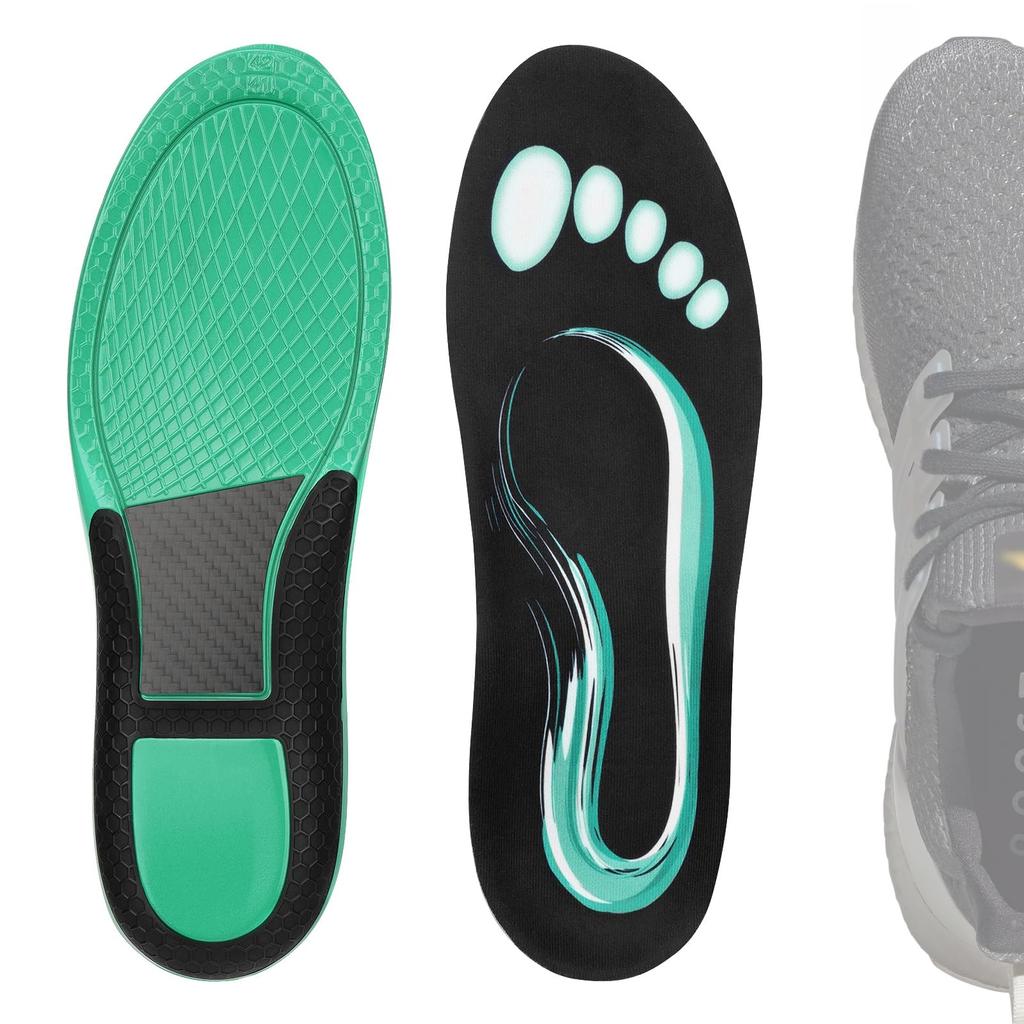 Linkidea Arch Support Shoe 2 Replacement Shoe Inserts for Adidas Daily and Provide Shock Absorption and Cushioning To Reduce Foot Pain Insoles, Pairs,