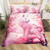 Fox Duvet Cover Sets for Kids Teens Quilt Covers Lightweight Down Room Decor Queen King Size 2 Pillowcase 1 Duvet Cover No Quilt