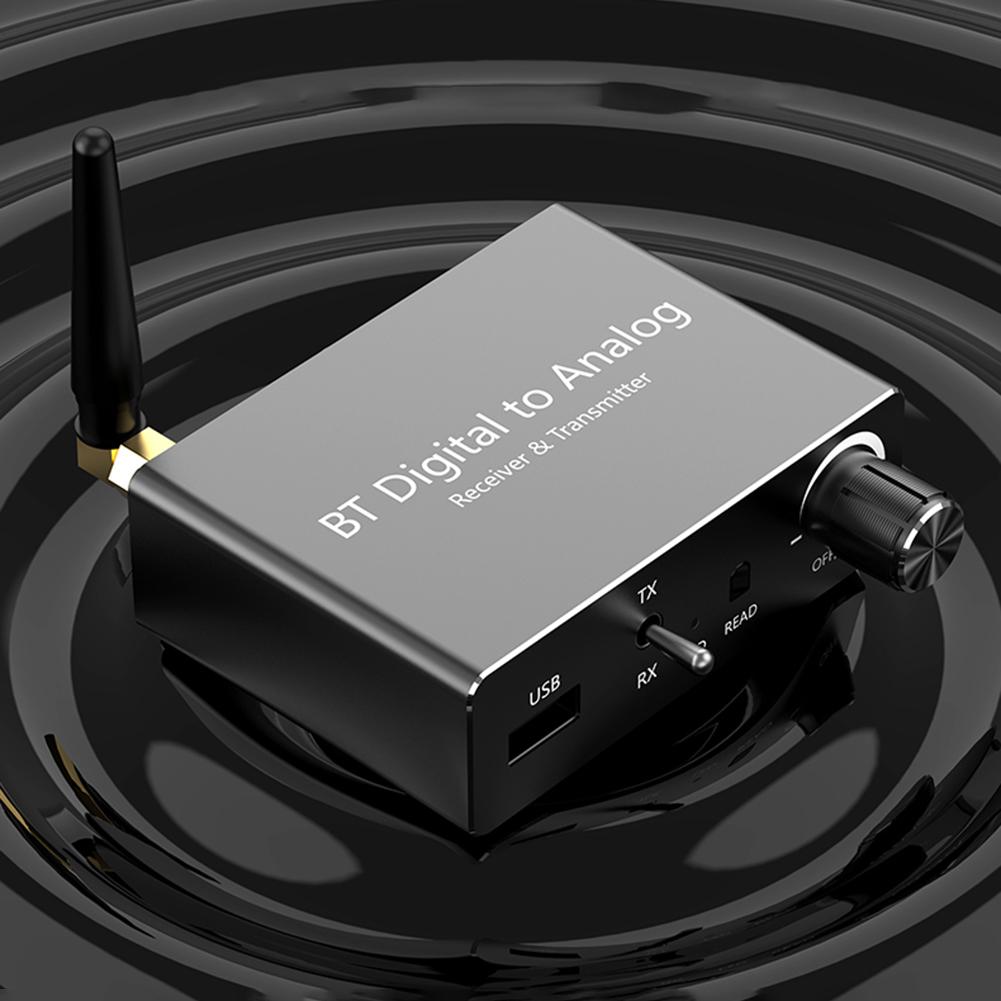 BT 5.3 Приемник Передатчик Цифро-Аналоговый Преобразователь Цифровой SPDIF Оптический Аналоговый L/R RCA Преобразователь для Усилителя ТВ Домашний Кинотеатр