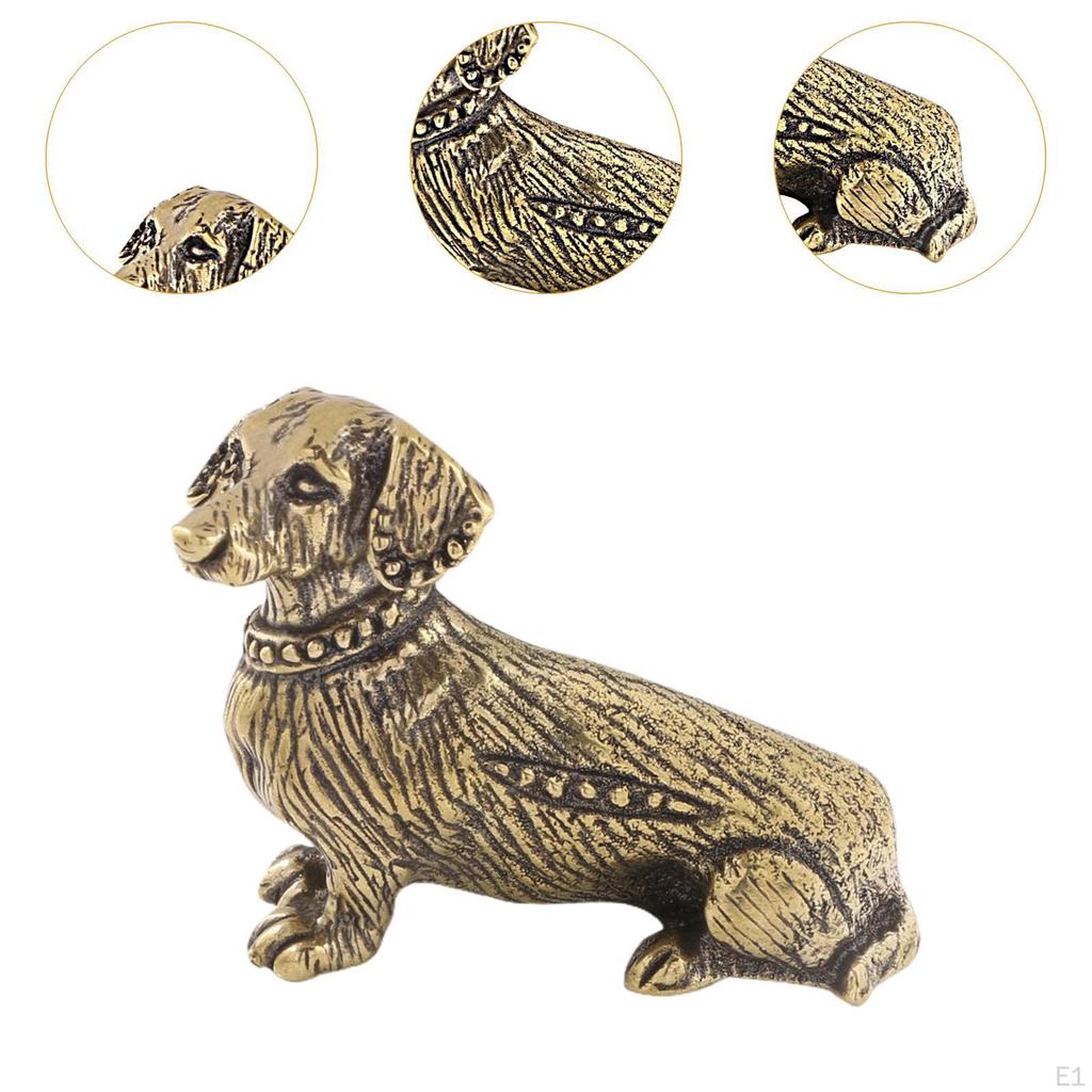 Статуэтка собаки, статуэтка щенка, скульптура животного, каминный столик, центральные украшения, подарок для домашнего декора