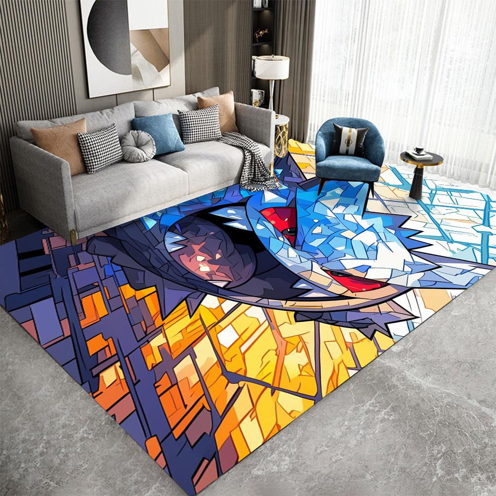 Anime Carpet Cartoon Living Room Bedroom Kitchen Sofa Table Balcony Rug Non-slip Washable Mat Exquisite Home Ornaments