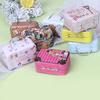 Metal Mini Suitcase For Dolls Miniature Toys Trunk Dollhouse Decoration