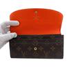 Louis Vuitton M61578 Кожаный кошелек Monogram Emily Коричневая кожа Женский Б/у