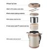SUPOR 2.2L 3-Layer Insulated Stainless Steel Lunch Box with Strap