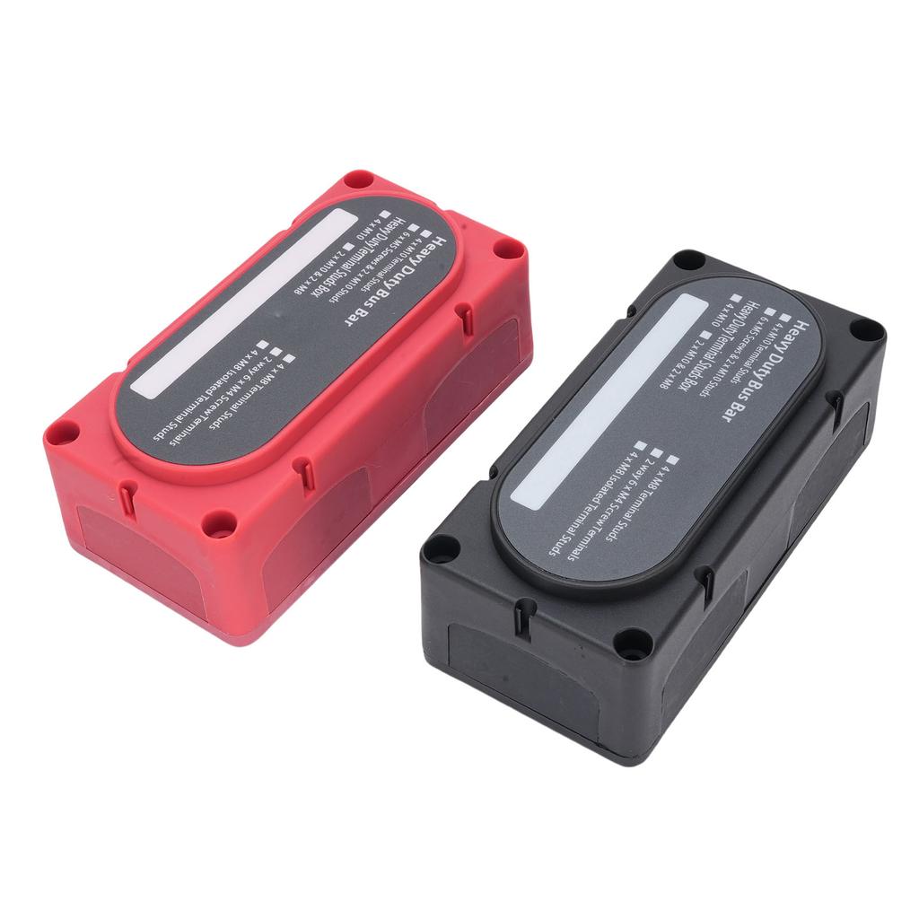 12 Way M8 Terminal Block 150A Multifunctional Power Distribution Busbar Automobiles RVs Marine