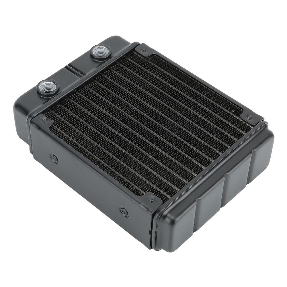 Water Cooling Radiator Double Core Heat Sink Computer Replacement Accessory for Beauty
