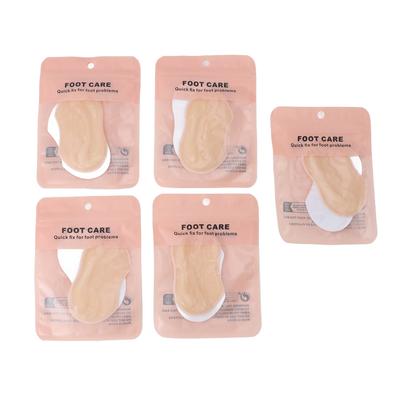 5 шт. антиабразивные подушечки для пятки, клейкие подушечки для обуви, резиновые вставки для пятки