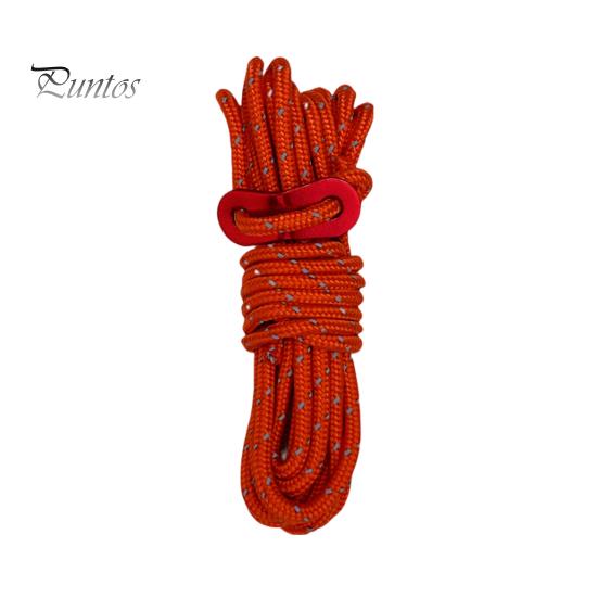 Ветрозащитная веревка для наружного применения Сверхлегкий шнур для палатки с регулятором натяжения Износостойкая суперпрочная на растяжение Светоотражающая веревка для кемпинга