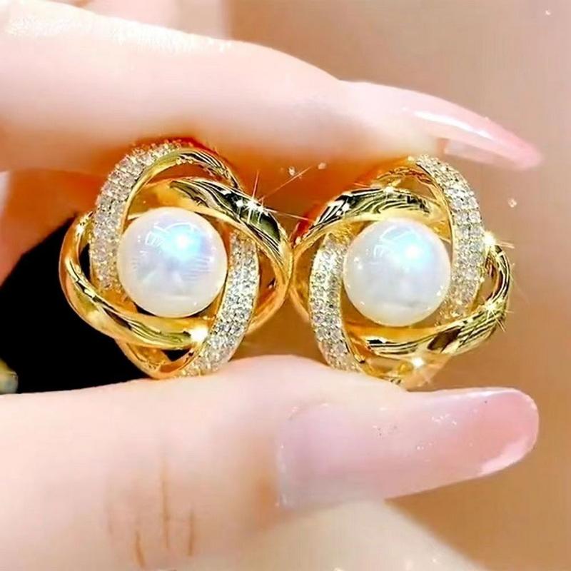 New Exquisite Luxury Zircon Flower Tassel Earrings For Women Personality Fashion Earrings Wedding Party Jewelry Christmas Gifts