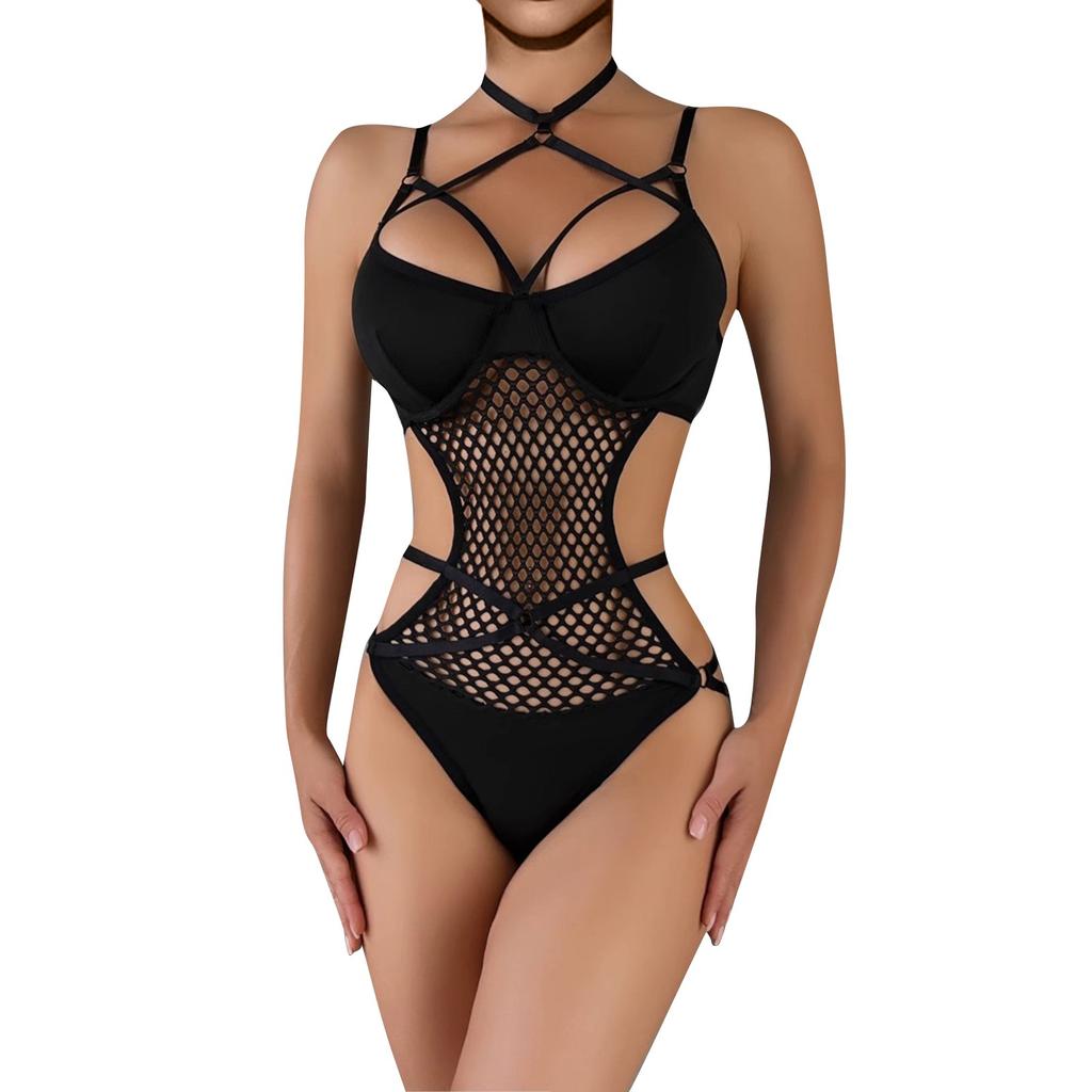 Сексуальный сетчатый выдолбленный крестообразный пояс, забавный комплект нижнего белья