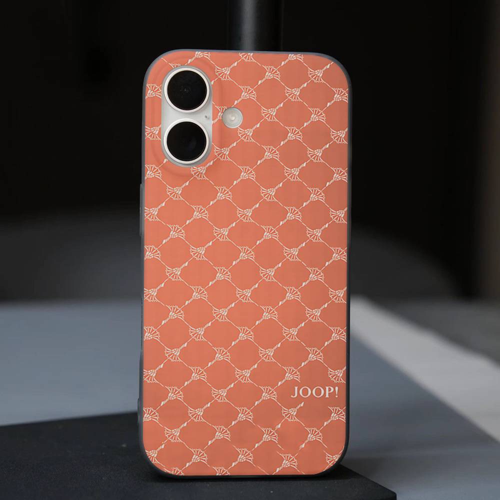 Чехол для телефона с логотипом J-Joops для IPhone 17 16 15 14 13 12 11 Гофрированный Матовый Мягкий Чехол Противоскользящий
