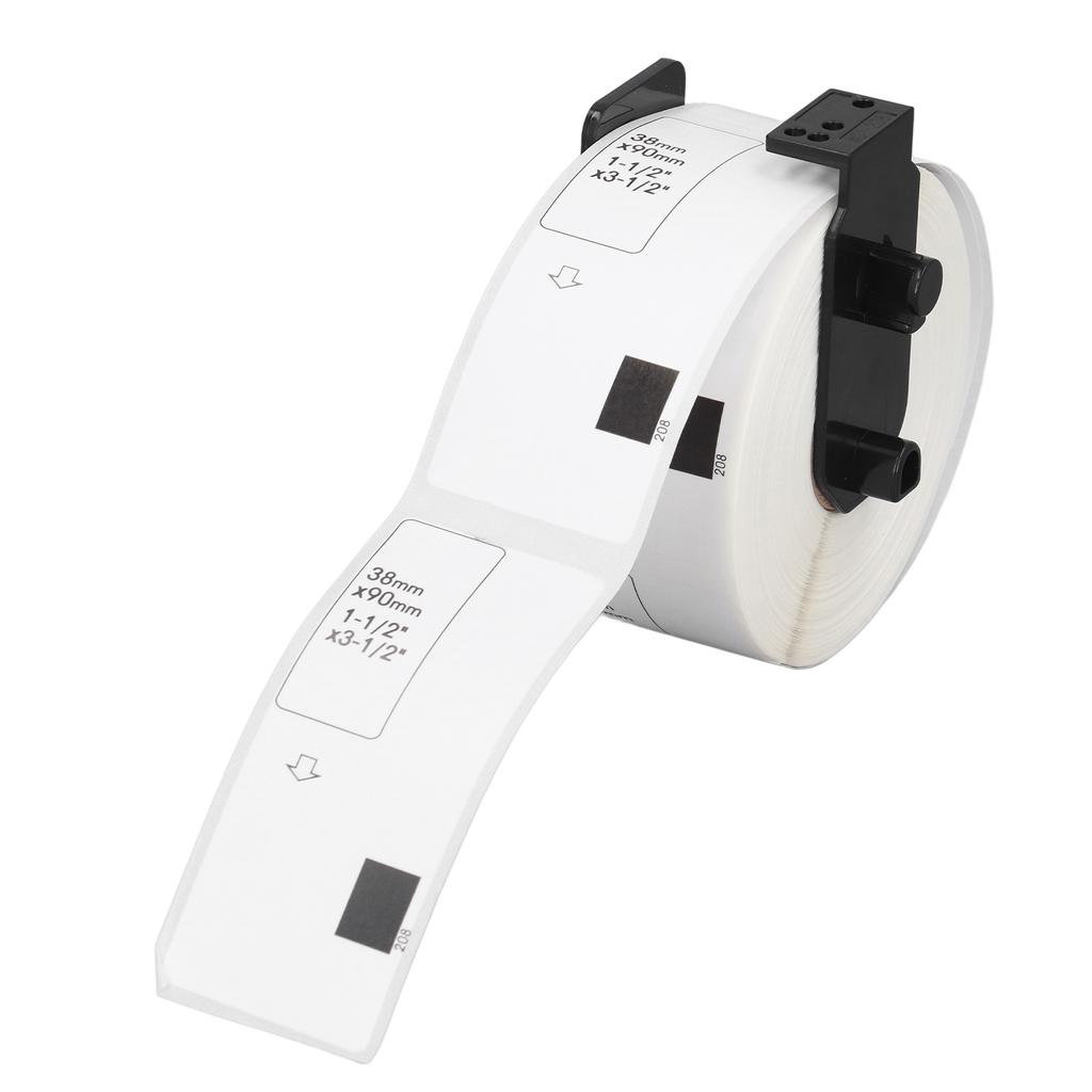 Термоэтикетки Термочувствительный материал 38x90 мм Многоразовый Съемный DK Бумажный сердечник Поддержка Рулон этикеток 