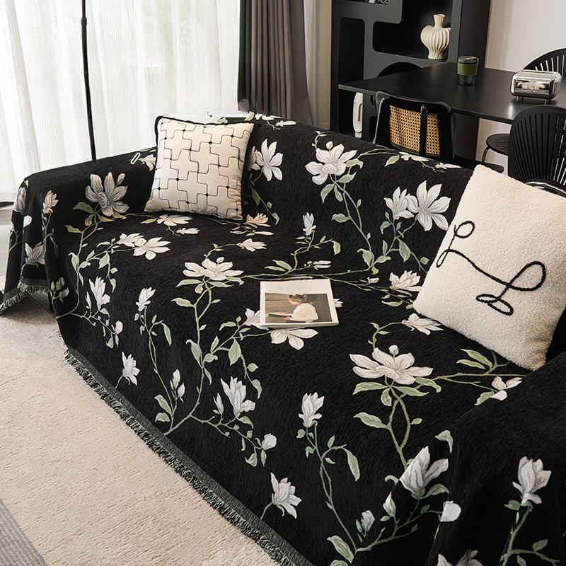 Chenille Sofa Towel Four Seasons All-Inclusive Sofa Cover Dust Cover Living Room One-Piece Sofa Large Cover Cloth