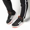 adidas Hoops 2.0 Mid Black Hi-Res Red Kids Sneakers B75743