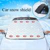 Large Size Car Windshield Cover Magnet Winter Window Snow Shield Anti Frost Auto Front Window Snow Cover