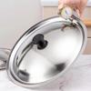 Round Pot Cover Stainless Steel Wok Pan Lid Durable Cookware Parts  Kitchen Accessories