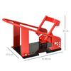 Motorcycle Wheel Chock 8 15.5 Cm Metal Motorbike Holder Pre Drilled Holes For Truck And Trailer