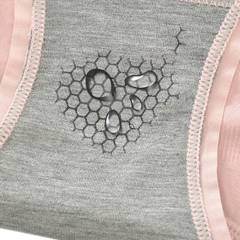 Cmierf Kuect Women's Seamless Graphene Antibacterial Panties (4-Pack)