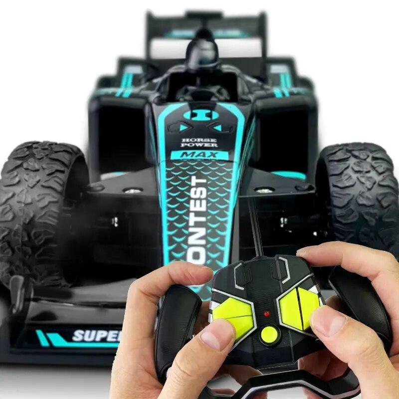 Новый мини-автомобиль с дистанционным управлением F1, перезаряжаемый движущийся гоночный прочный 2,4G, высокоскоростной спортивный автомобиль для дрифта для мальчиков, детские игрушки, подарки