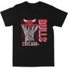 Черная футболка NBA Chicago Bulls 90-х годов