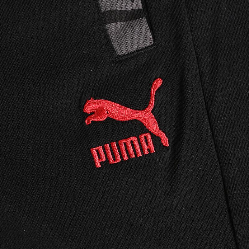 Puma Su Knit Pants Le Дышащие Кружевные Модные Простые Вязаные Спортивные Штаны Мужские Штаны Черные 572940-01