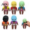 Soft Relaxation Stress Ball Babies Relief Toy with Face Guard Coat Underwear Slow Rising Anxiety Relaxing Hand Relieving Baby Squeeze Fidget