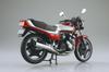 Aoshima Bunka Kyozai Scale Complete Honda CBX400F Motorcycle in Candy Ala Moana Shell White (AOSHIMA) 1/12 Red/Pearl
