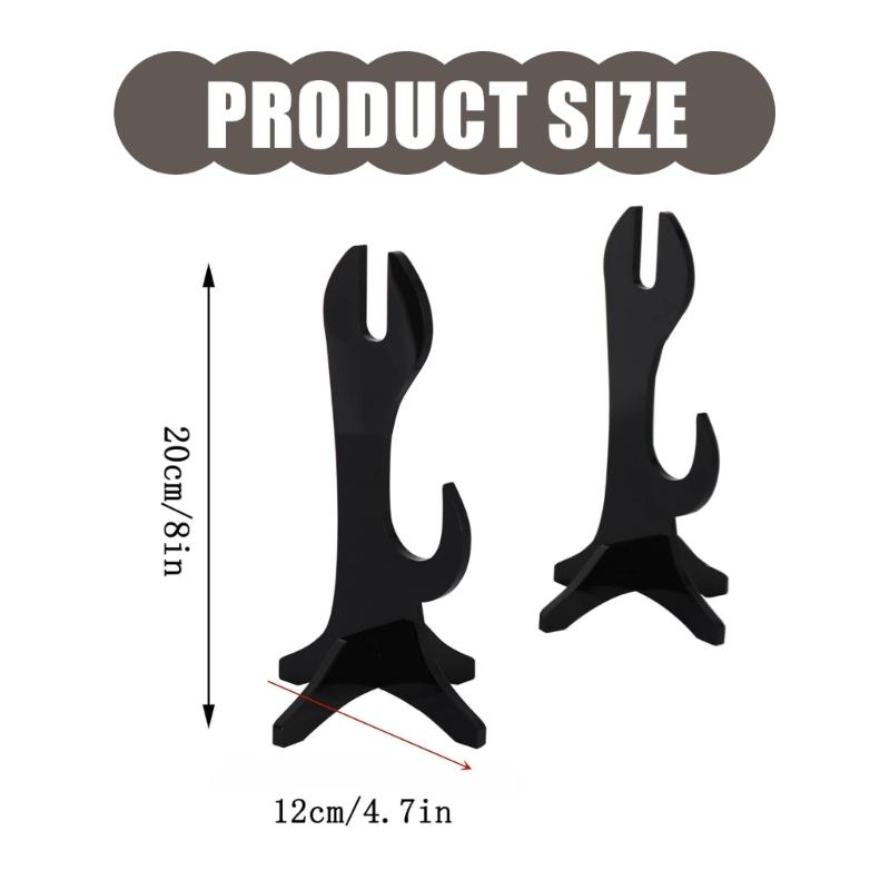 Portable Sabers Swords Display Stand Functional Double Level Swords Stand Holder Rack for Collectors and Gift Giving