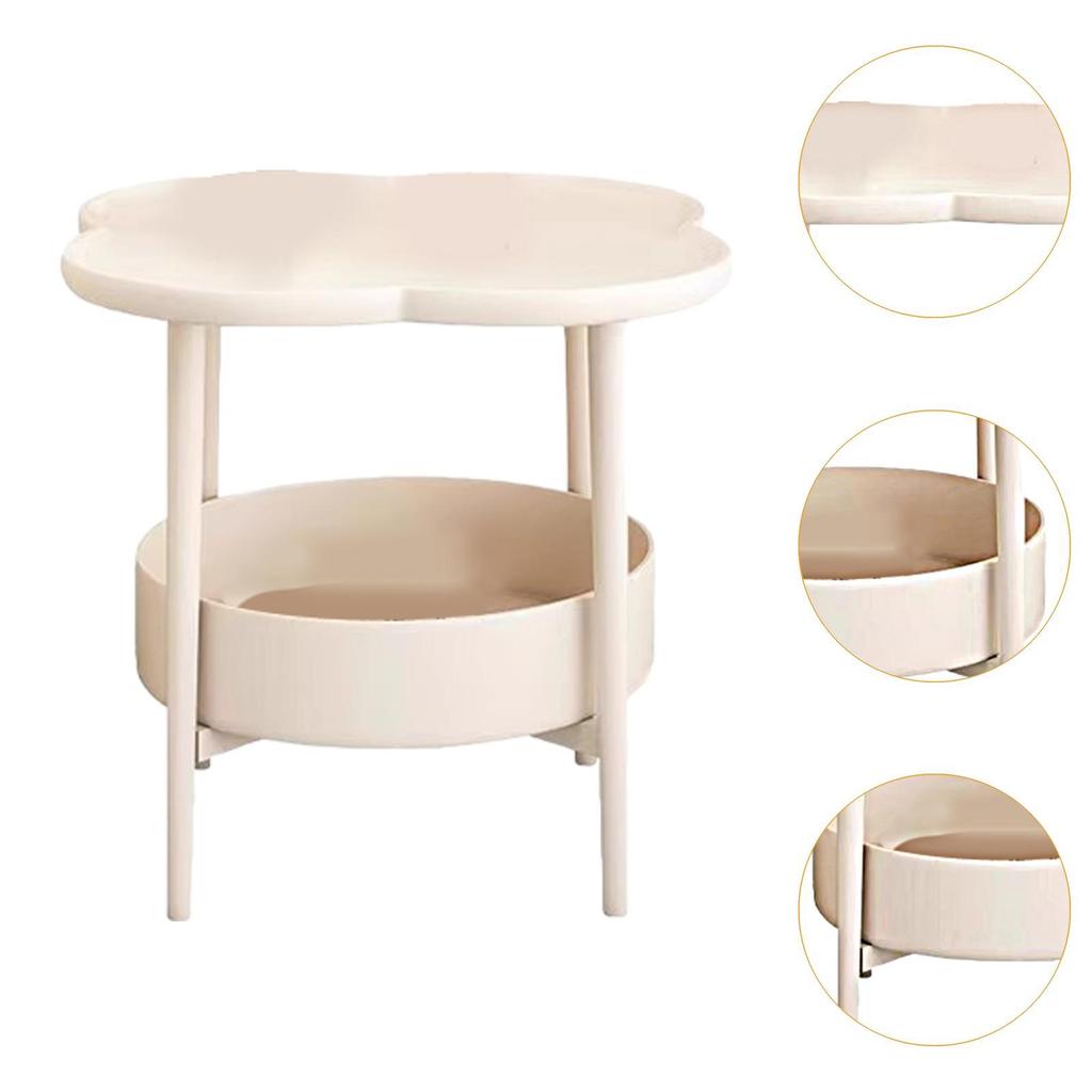 Двухслойный органайзер, минималистская мебель, современный журнальный столик, приставной столик для небольшого пространства, прикроватная тумбочка для спальни, офиса, гостиной